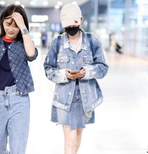 陈乔恩牛仔裤照片,时尚简约尽显女神魅力